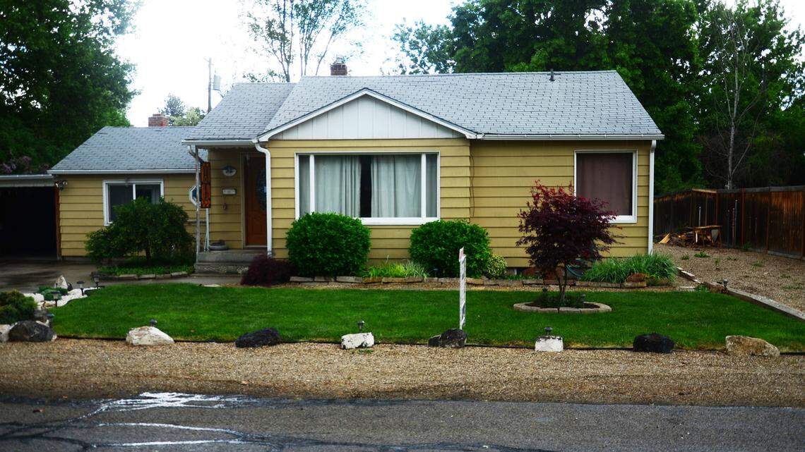 A house off South Curtis Road, at 5917 W. Robertson St., is listed for $249,300, less than the median price of $295,000 for houses that sold in Ada County in April. The three-bedroom, two-bathroom house has 2,000 square feet.