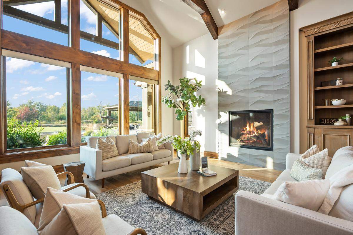 The $6.2 million Star home feels like a lodge in Sun Valley, Hughes said.