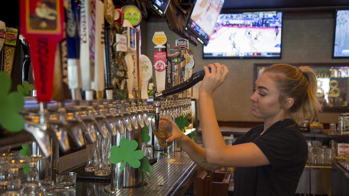 Tap & Cask had 36 draft brews on the line as well as 55 flat screens to view sport events from any table in the house.