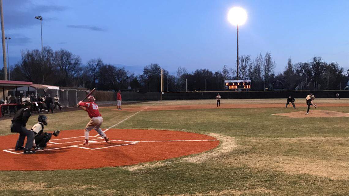 The Boise High baseball team played Capital on Friday night, while sports across much of the country have been suspended or canceled.