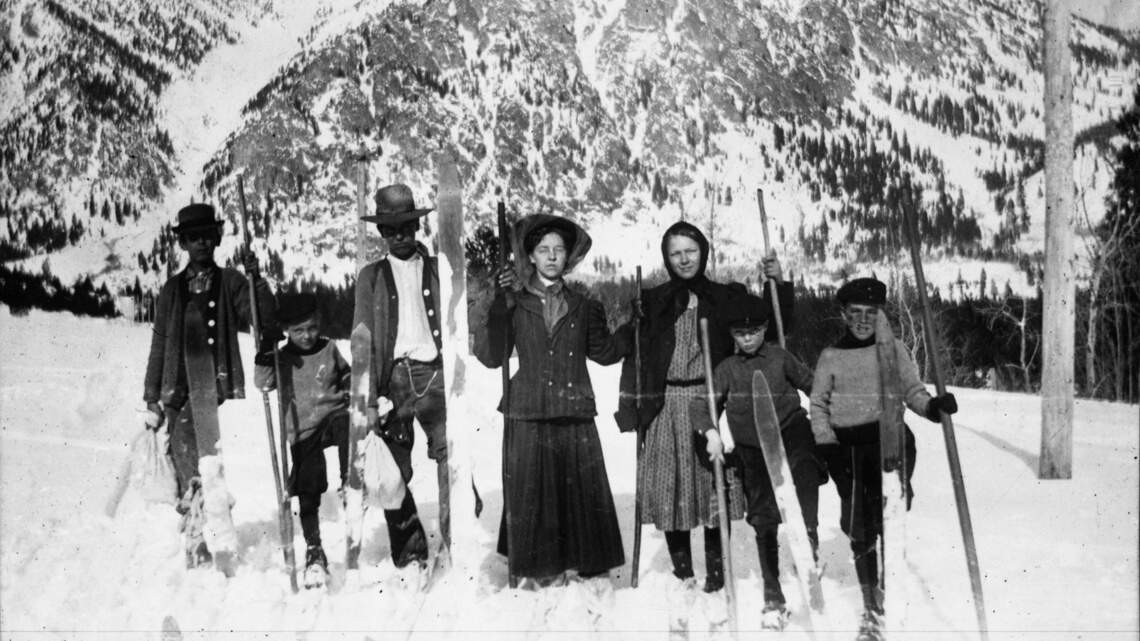Just as today, snow brought peril — and play — to Idaho Territory