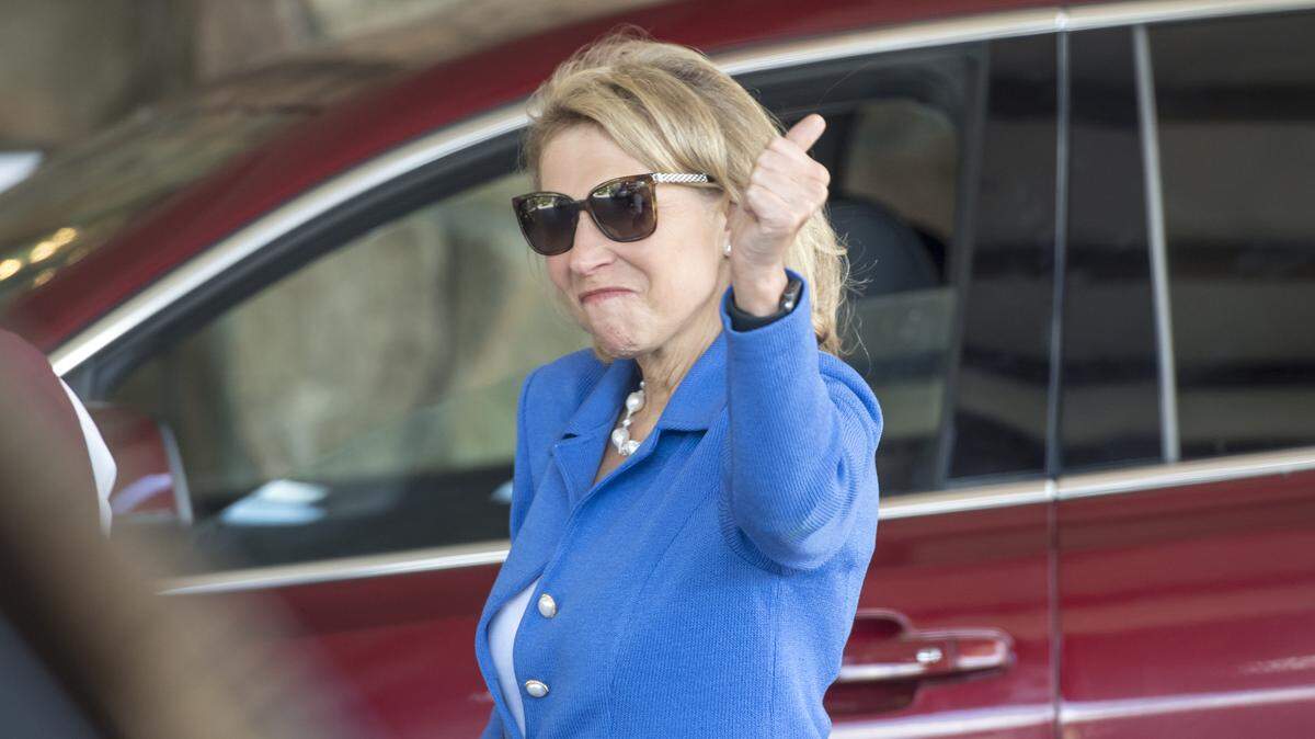 Shari Redstone, vice chairman of Viacom Inc., at the Allen & Co. Media and Technology Conference in Sun Valley in July 2017. She was also invited to the 2018 conference this week.