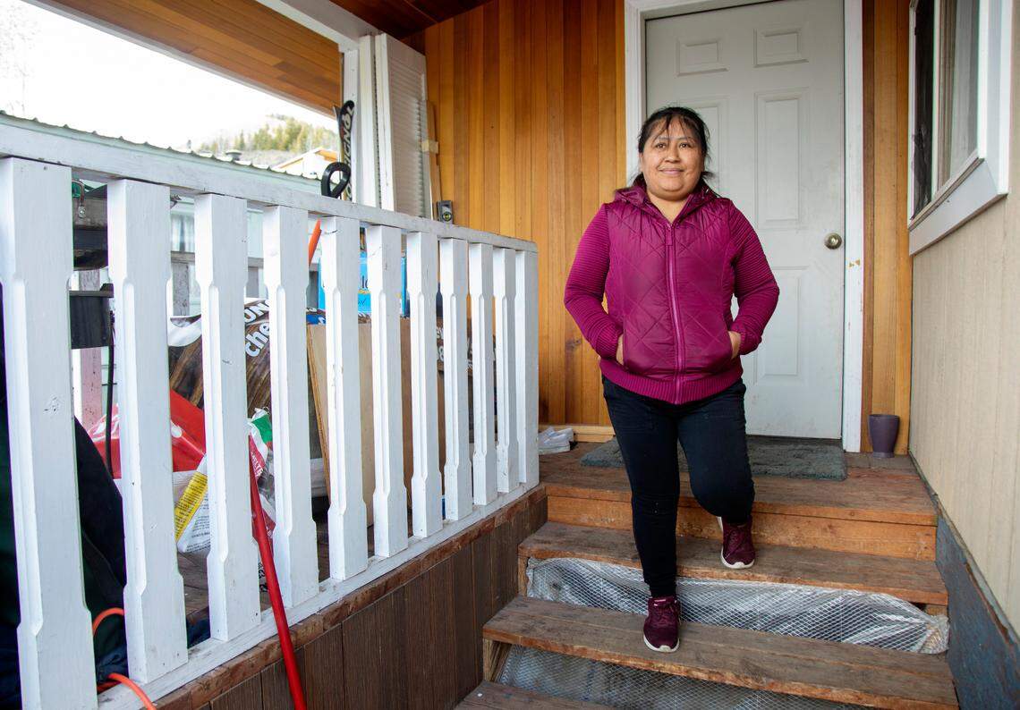 Marina Hinojo Camayo said she is accustomed to living in Ketchum. She works as a cook at Apple’s Bar and Grill.