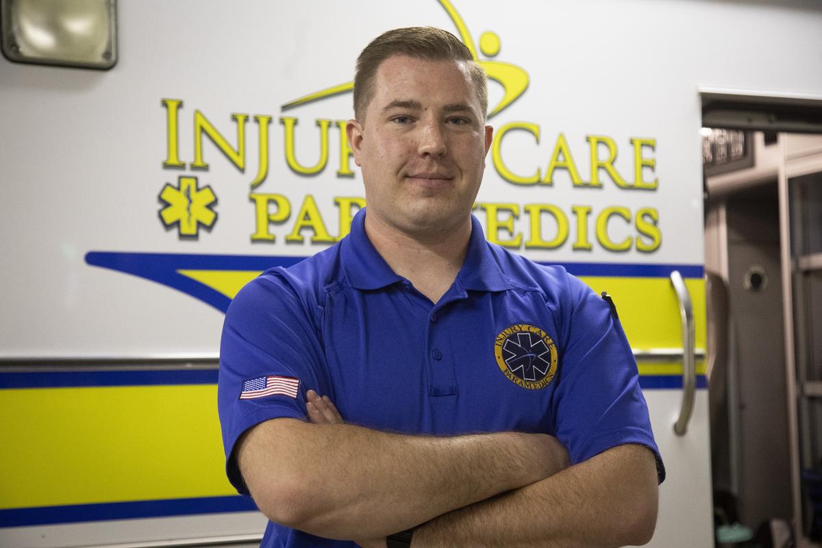 Rich Wright, community liason, Injury Care Paramedics.