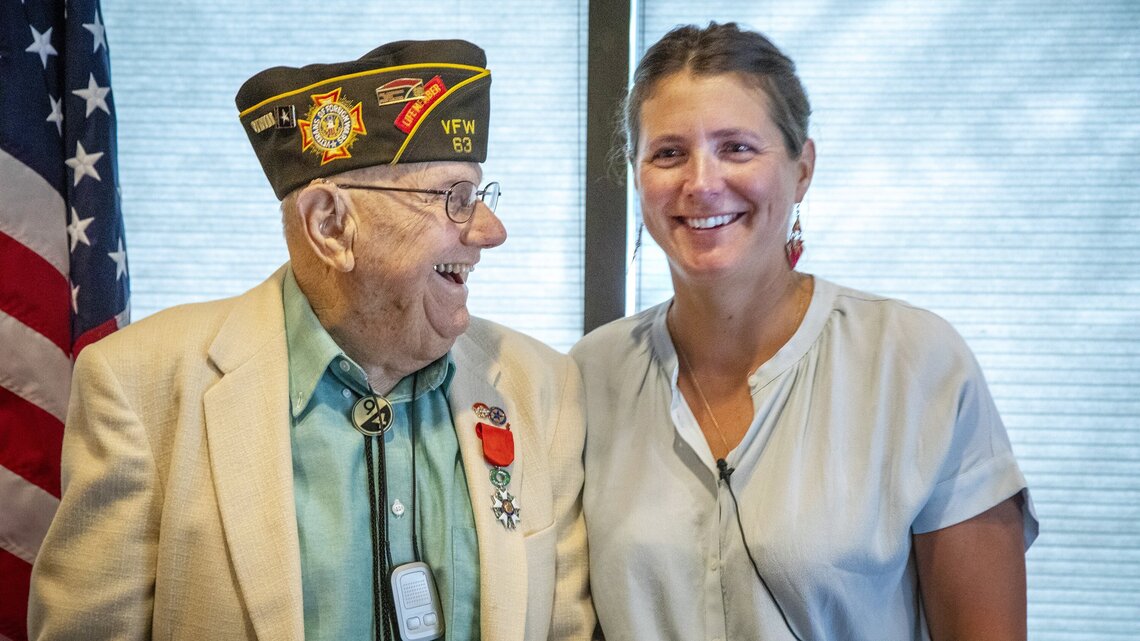 ‘Freedom is a gift that does not come for free.’ France honors Idaho WWII veterans.