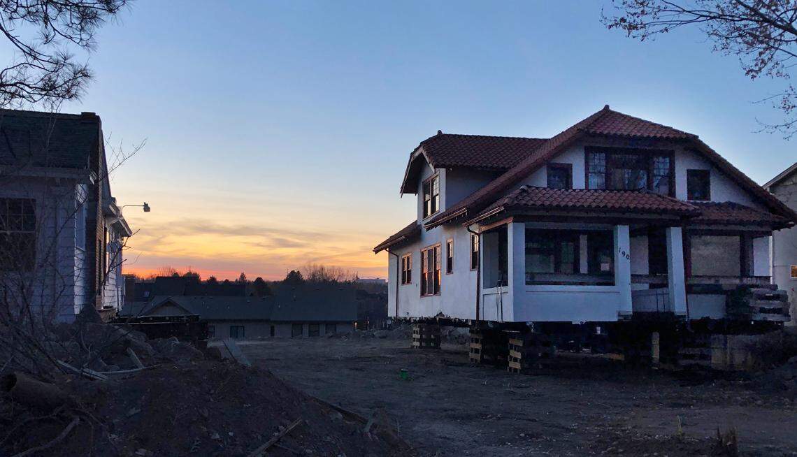 “In the end we want to live in one of these houses ourself,” said Kerry Calverley of the six houses that she and her husband, Steve, purchased from St. Luke’s.