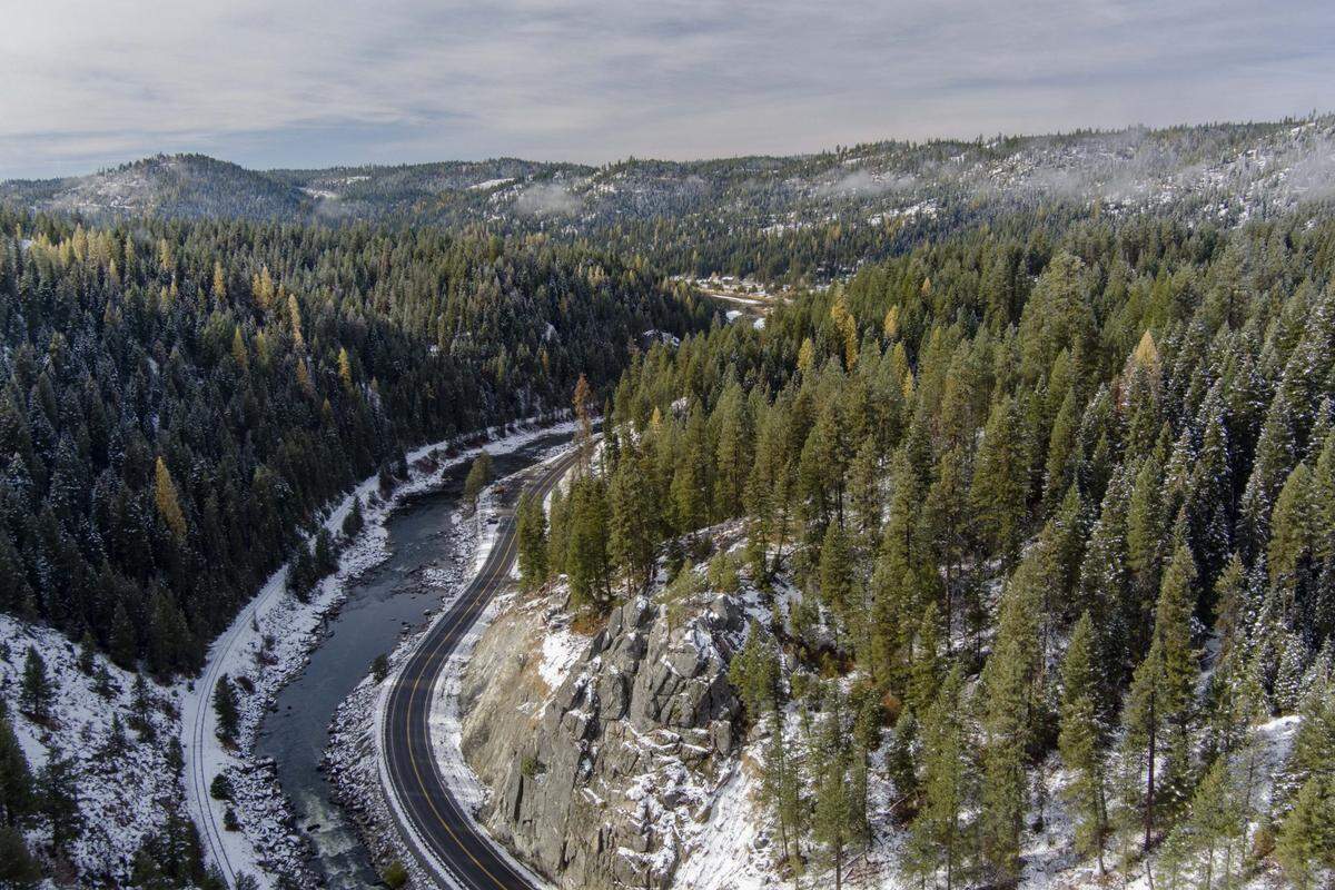 Work on the mile-long Idaho 55 lane-widening project near Smiths Ferry wrapped up in December 2023 after three years of construction.