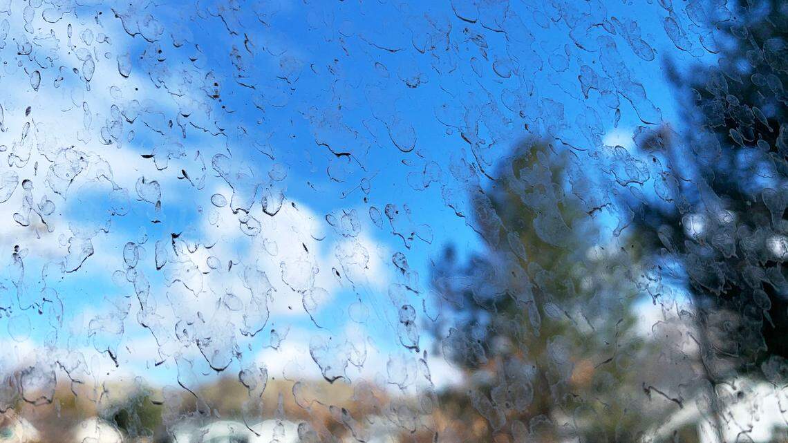 Dirty rain? High winds overnight and a light rain Monday morning left an odd residue in Boise, and a task for window washers across the Treasure Valley.