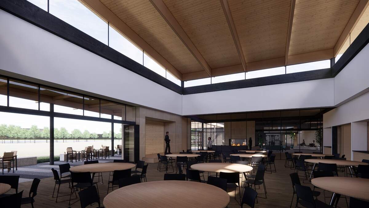 The Idaho Outdoor Fieldhouse will include meeting space for events. One of the focuses of Mission43, which will be headquartered in the training center, is helping veterans and military spouses find employment.