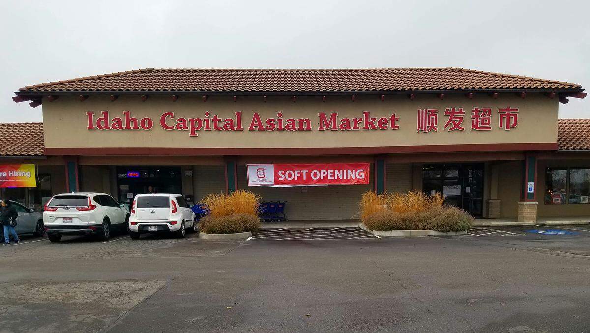 The Idaho Capital Asian Market opened two weeks ago at 3107 N. Cole Road. The grocery store is part of the Idaho Asian Plaza, which will eventually include other Asian stores and restaurants, along with an Asian-style gate and pagoda-style roofs on the shopping center’s five buildings.
