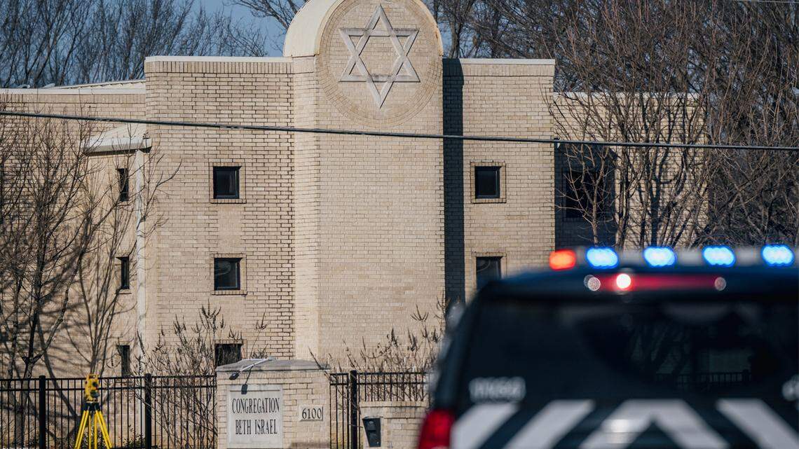 The Congregation Beth Israel synagogue in Colleyville, Texas.