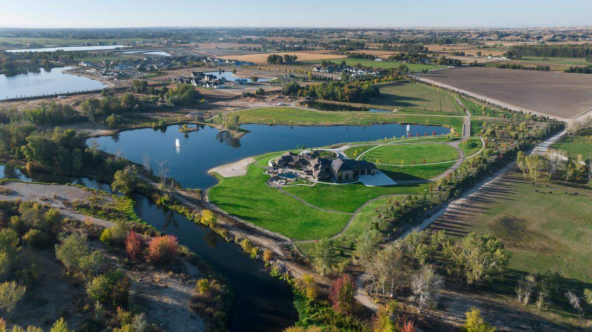 Brett Hughes sold this home in Star in 2023 for $6.2 million. The 8,577-square-foot home features five bedrooms, seven bathrooms, an indoor gym and basketball court.