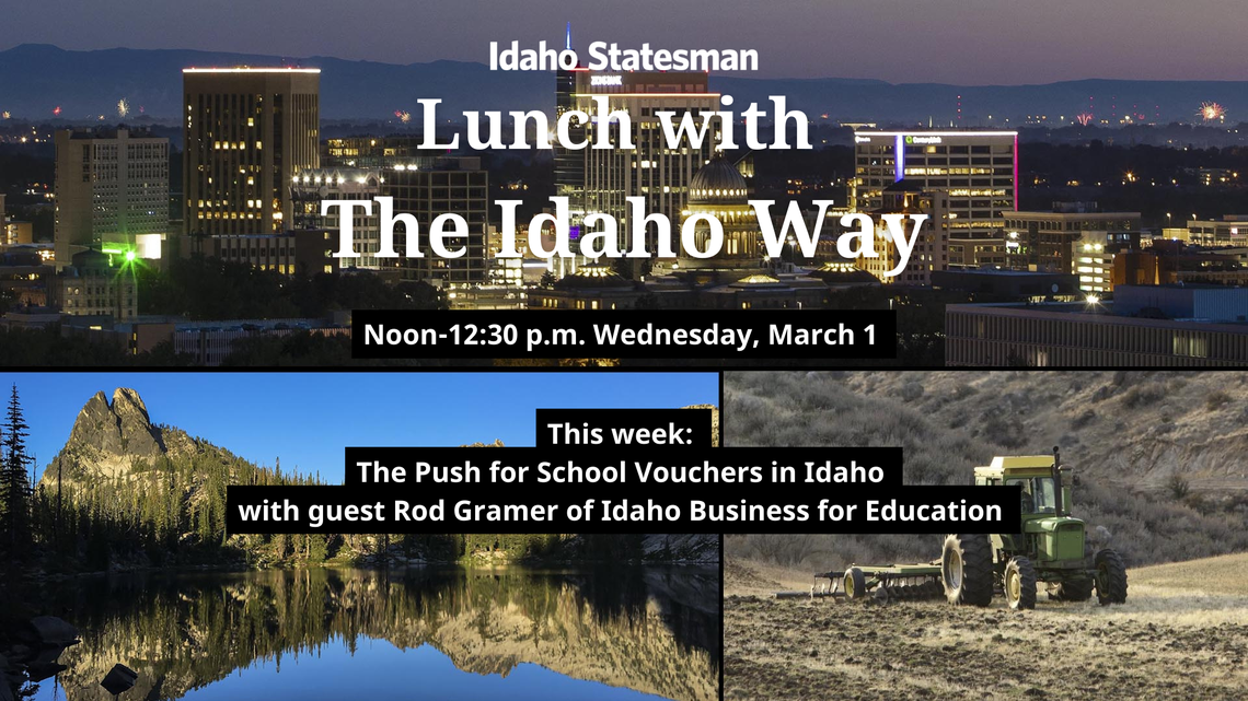 Episode 2: Lunch with The Idaho Way on school vouchers in Idaho with guest Rod Gramer