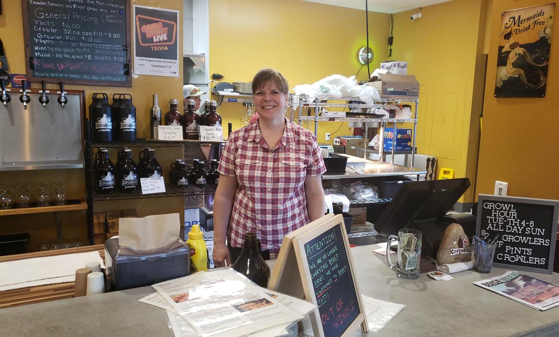 Lisa Copenspire-Ross, owner of CopenRoss Growlers, said the publicity over the Albertsons lawsuit helped her business. “A lot of people came here to get their growlers filled after that,” she said.