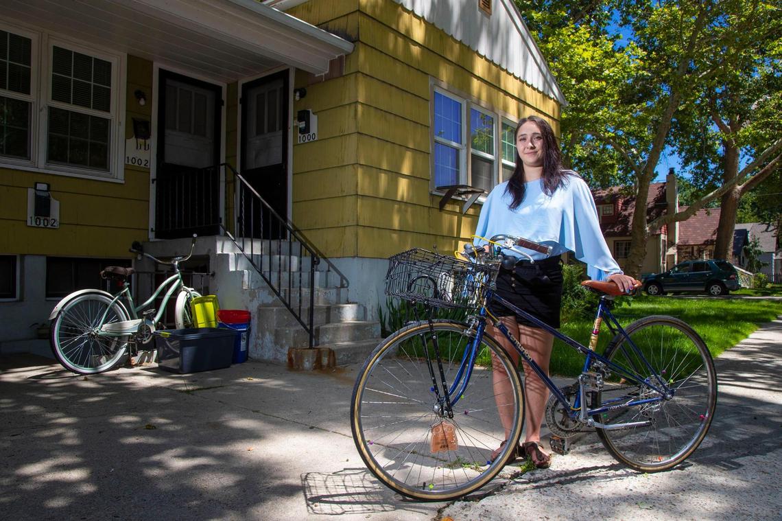 Nina Schaeffer has lived in Boise’s North End for over a year. She she rides her bicycle just about everywhere. She is one of a growing number of people who agree with YIMBY (Yes In My Backyard) ideals.