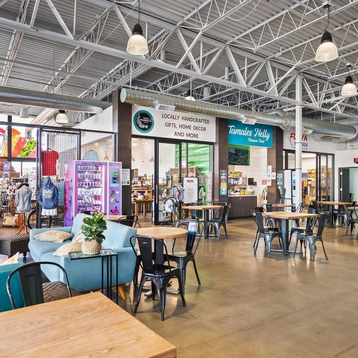 Chow Public Market and Eatery offers shopping, dining and drinking options.