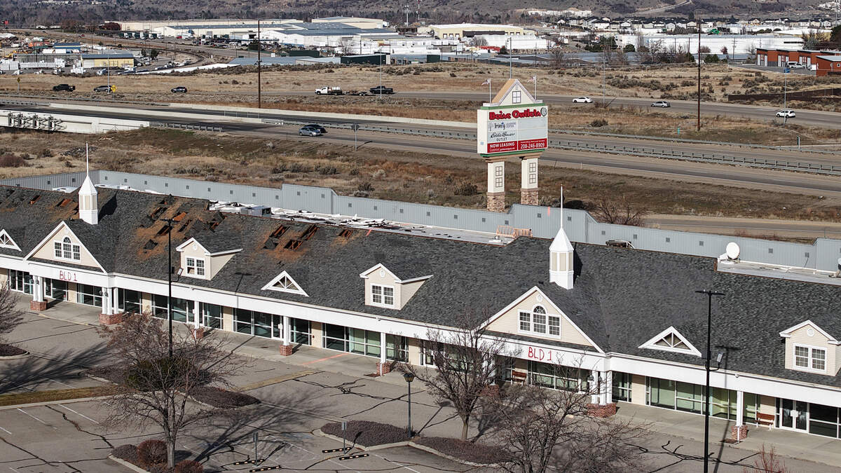 Boise Factory Outlets, pictured Wednesday, Dec. 31, 2025. The mall has since been leveled.