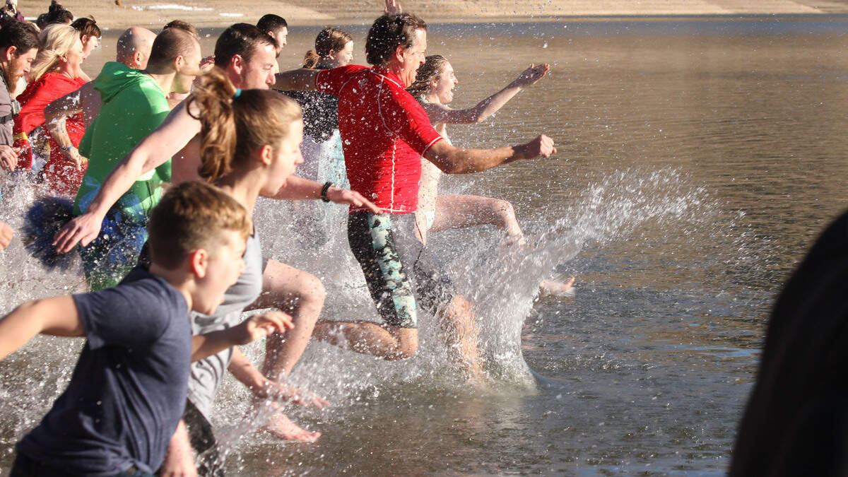 Trade temporary discomfort for long-lasting rewards at the Great Polar Bear Challenge on Tuesday, Jan. 1.