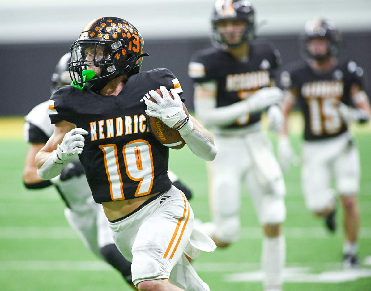 Kendrick senior Sawyer Hewett was voted the 2A All-Idaho Football Player of the Year by the state’s coaches.