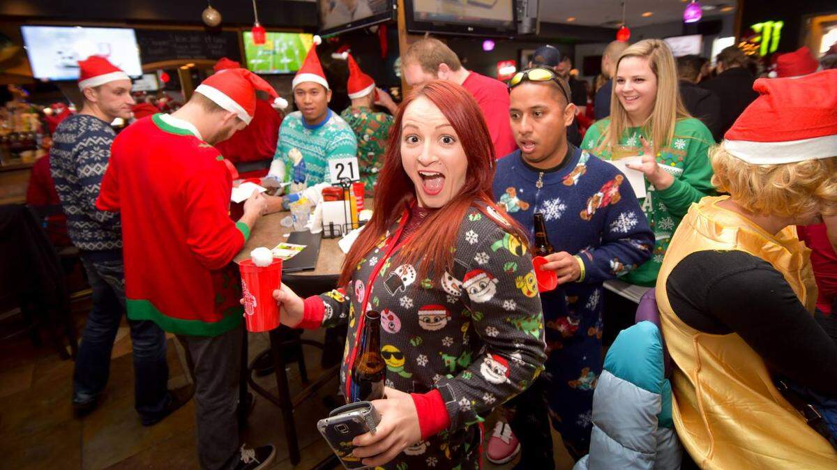It’s not day drinking, it’s holiday celebrating! (Um, right?) Hit a few pubs with your friends Saturday at the 12 Bars of Christmas Crawl.