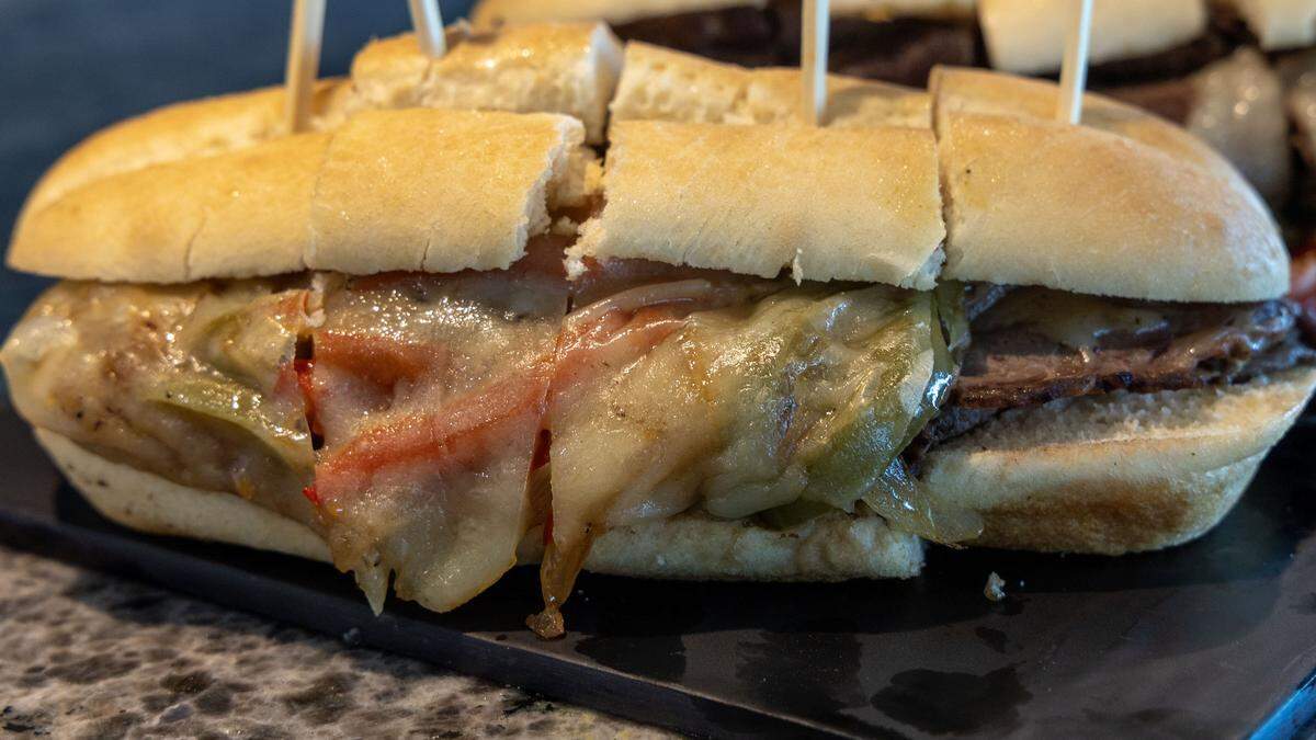 Philly cheesesteak, one of 10 new food concessions on the menu at at Albertsons Stadium this coming season.