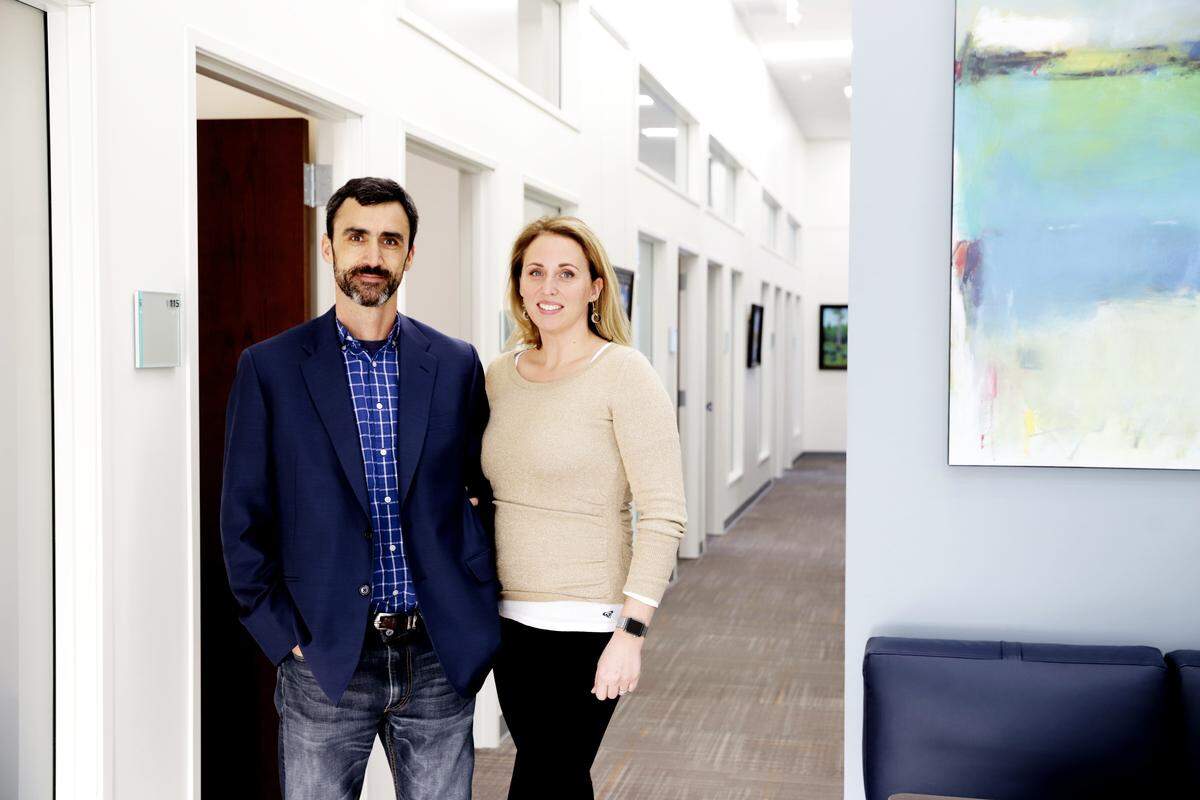 Owners David and Anabel Lopez of Office Evolution in Boise.