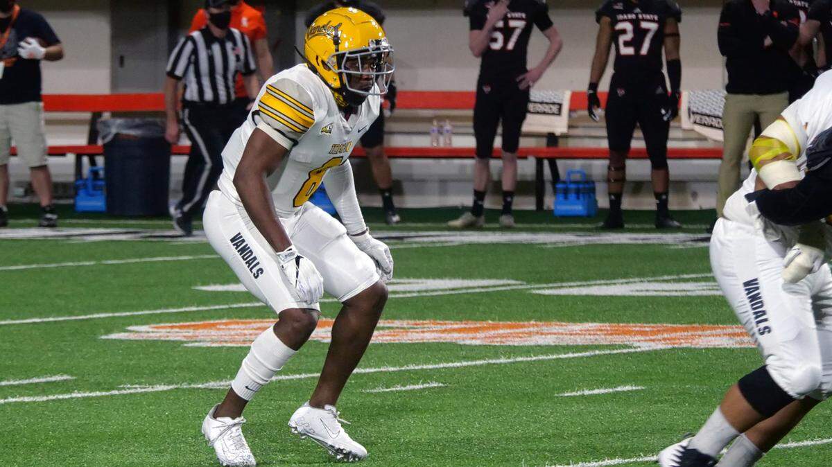 Idaho linebacker Tre Walker was voted the preseason defensive MVP for the Big Sky entering the 2021 season.