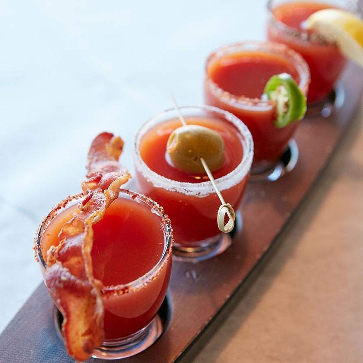 Brunch cocktail? A flight of bloody marys will be offered on the menu.