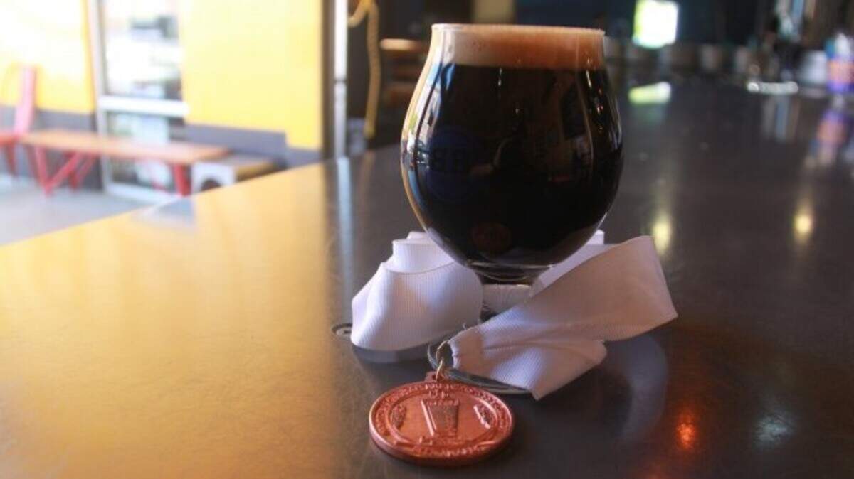 Boise Brewing's Black Cliffs American Stout has picked up multiple honors, including a bronze medal from the North American Beer Awards, pictured.