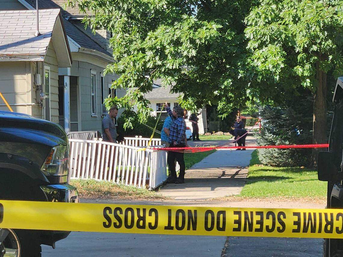 Police investigated the scene of Macey Juker’s fatal encounter with Boise police. Officers fired at Juker, killing him, after he repeatedly fired a rifle at officers and nearby homes.