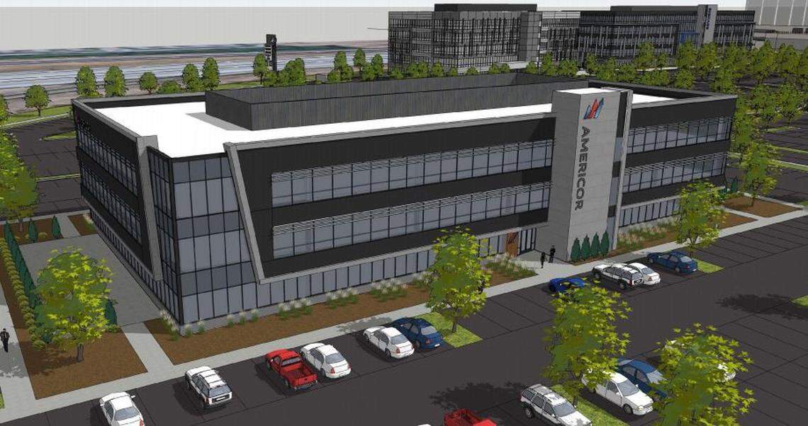 Americor, a California-based financial tech company, is set to move into the three-story Americor building at the former site of the Farmstead corn maze at Eagle and Overland Roads.