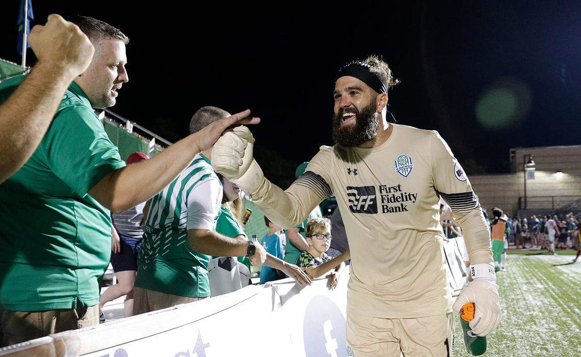 August 11, 2018: OKC Energy FC plays the Real Monarchs SLC in a USL match at Taft Stadium in Oklahoma City, Oklahoma.