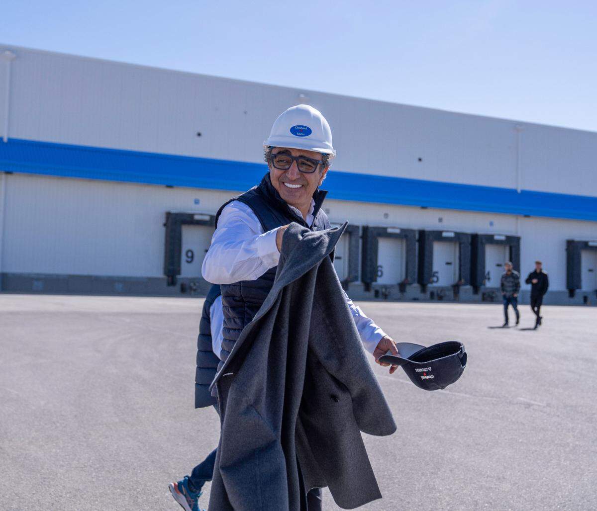 Chobani founder and CEO Hamdi Ulukaya at the groundbreaking in Twin Falls.