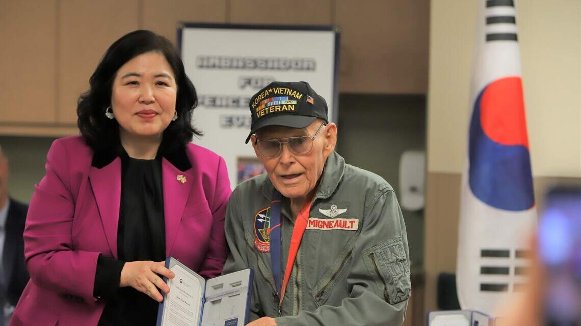 The Republic of Korea bestows special honor on Idaho veterans