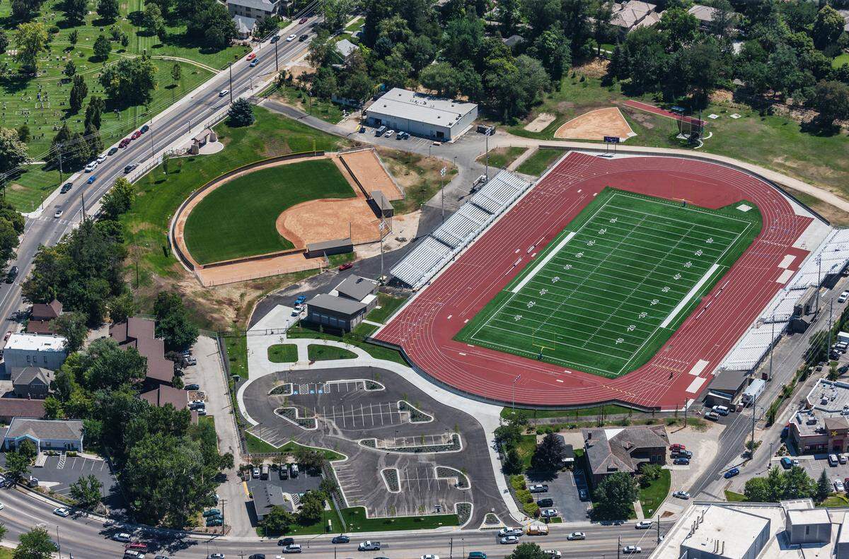 Dona Larsen Park. Photo by Idaho Airships, Inc.