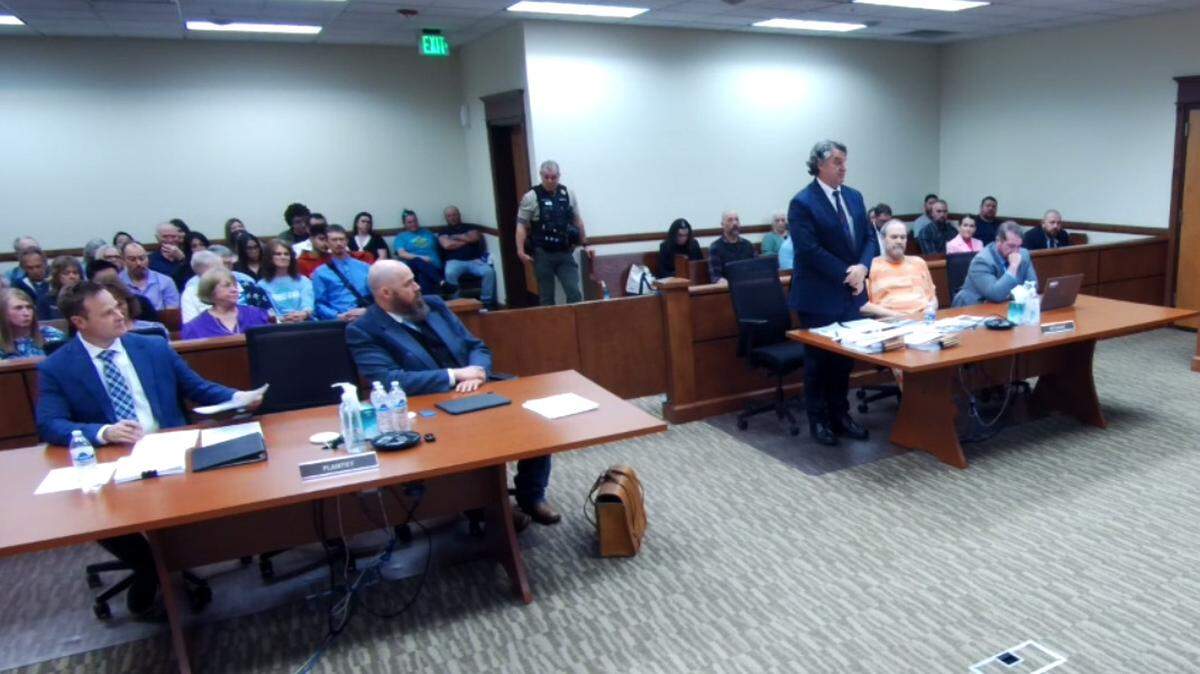 Victims’ loved ones attend Benjamin Naylor’s sentencing hearing on Monday.