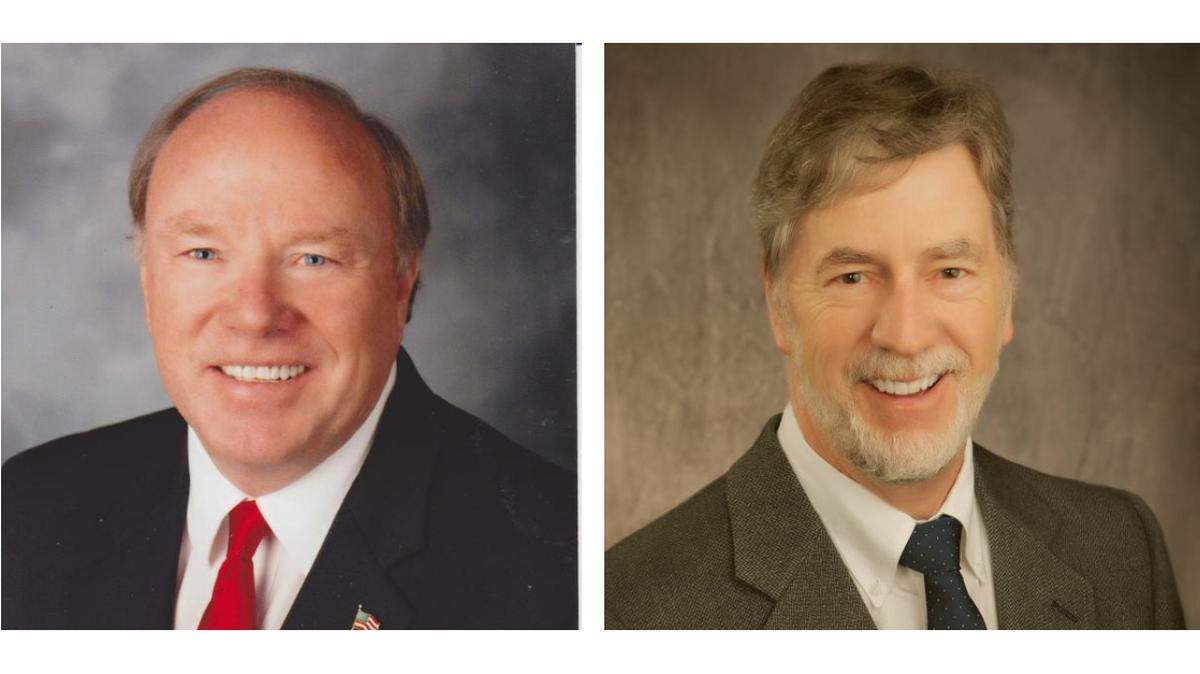 Republican incumbent Fred Martin, left, defeated Democratic challenger Jim Bratnober by six votes.