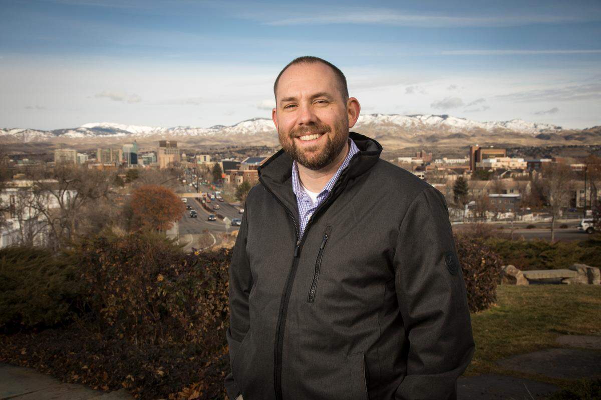 Cole Moline, 45, is a mortgage banker. He moved to Boise after doing a Google search.