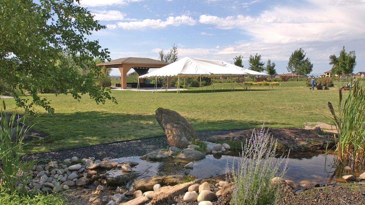 The grounds at Woodstone at the Flats have been home to many concerts, weddings and picnics.