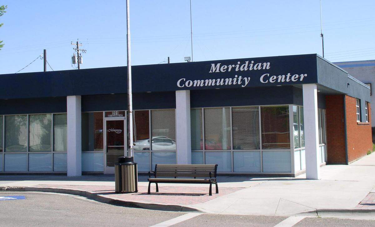 The Meridian Community Center at 201 E. Idaho Ave. downtown hosts events and activities. But the city believes its population has outgrown the 4,178-square-foot building.