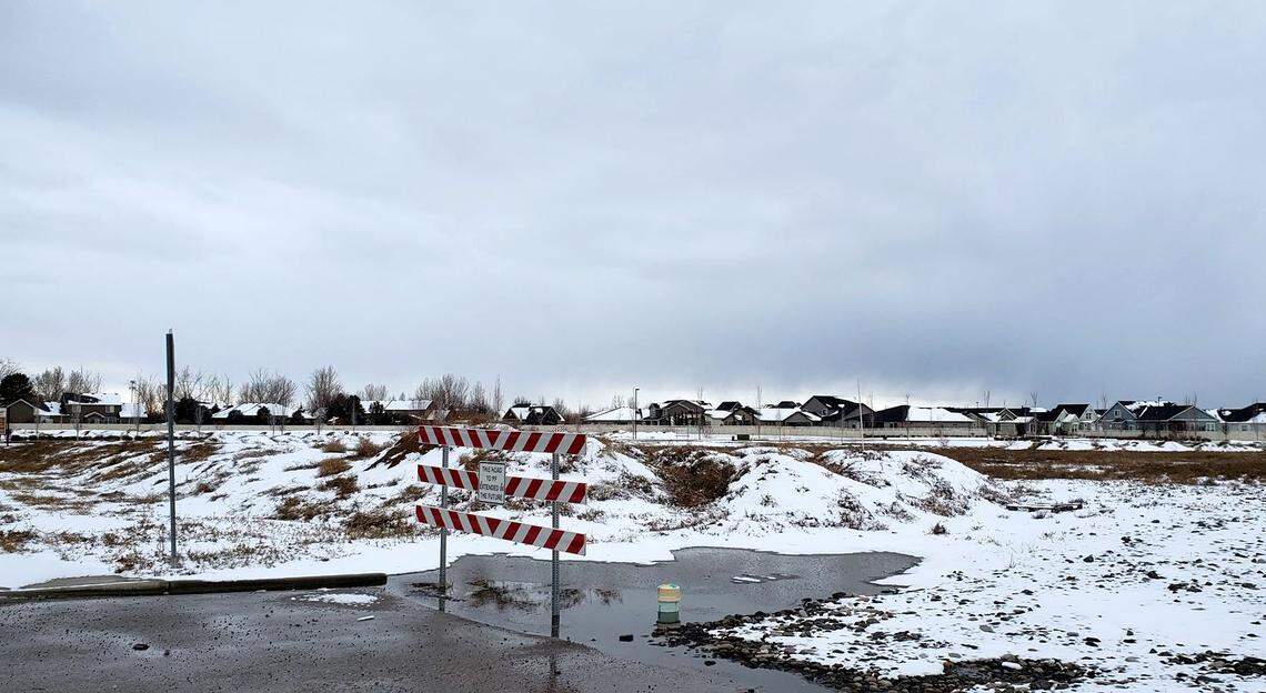 The Northeast corner of Ten Mile and McMillan where Northwest Development Co., of Meridian, plans senior housing. Photo by Liz Patterson Harbauer, Idaho Business Review