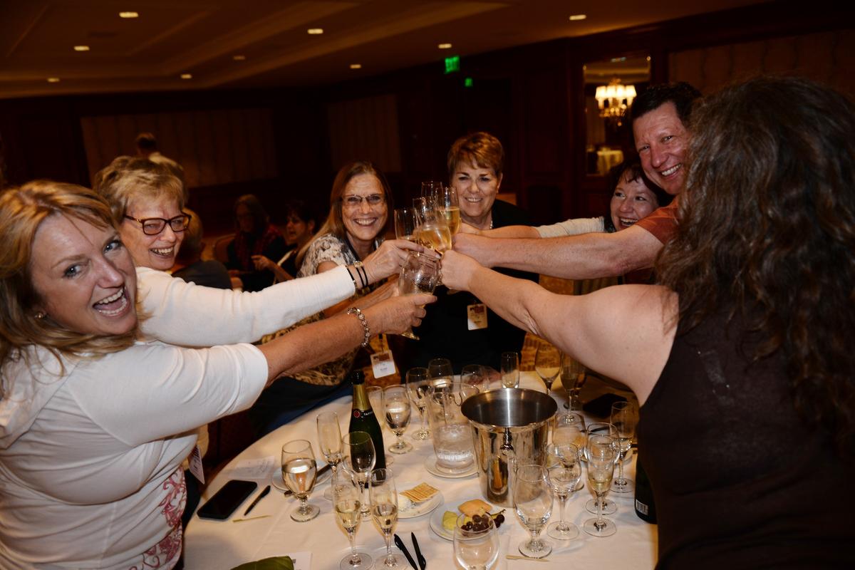 Wine tasting was among the activities offered for social participants -- those who didn’t compete in golfing, fishing or shooting -- at the Idaho Governor’s Cup.