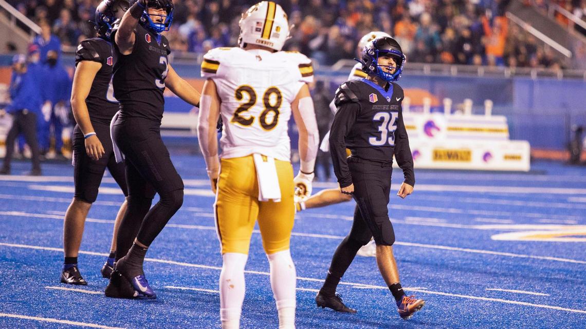 Boise State kicker feeds off pressure; defense among nation’s best for takeaways