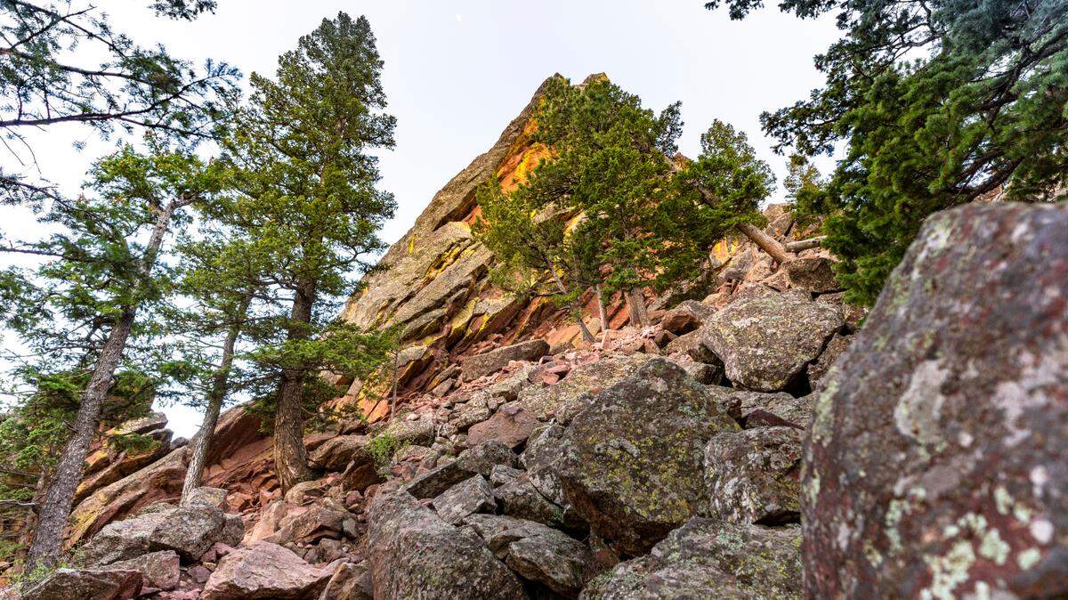 First responders from several agencies recovered the body and determined the hiker had fallen on the Second Flatiron, pictured above, officials said.