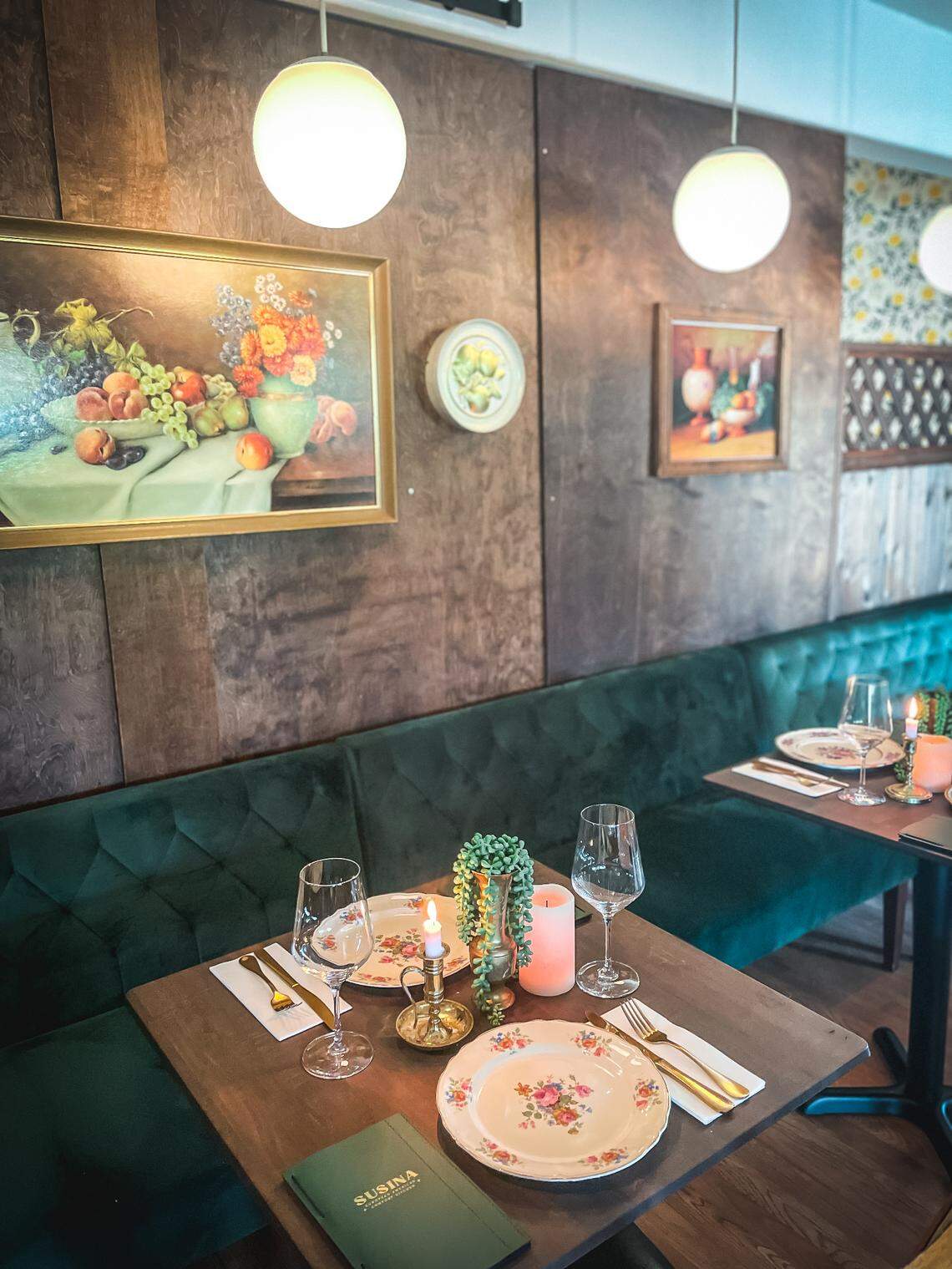 Susina has 11 tables. But, eventually, outdoor dining will be added, too.