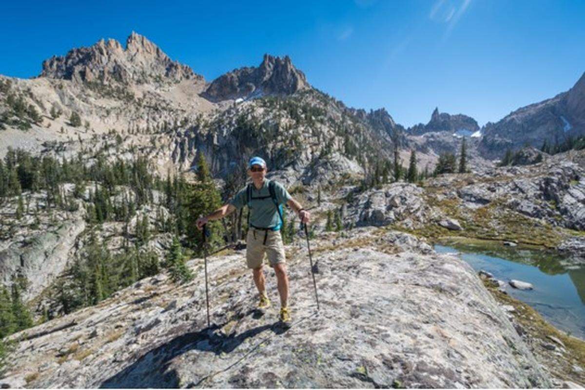 Michael Lanza at Monolith Valley in the Sawtooths. Lanza, an outdoors writer, was injured in a rock climbing fall last October and grappled with complicated emotions over sharing the experience on his website, The Big Outside.