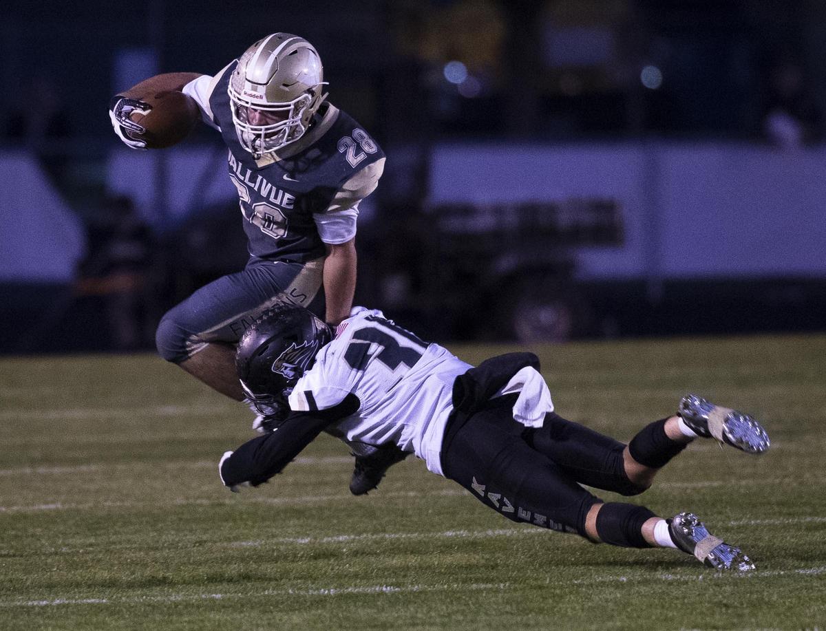 Vallivue running back Carson Child and the rest of the Falcons battle Middleton on Friday in game that will determine the third- and fourth-place finishers in the 4A SIC.