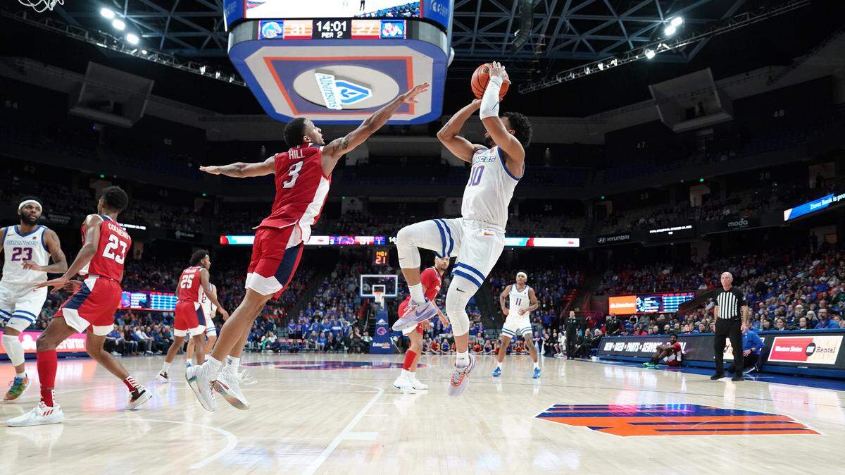 Marcus Shaver Jr. had 16 points, six rebounds and four assists in Boise State’s 63-53 win over Fresno State on Tuesday at ExtraMile Arena.
