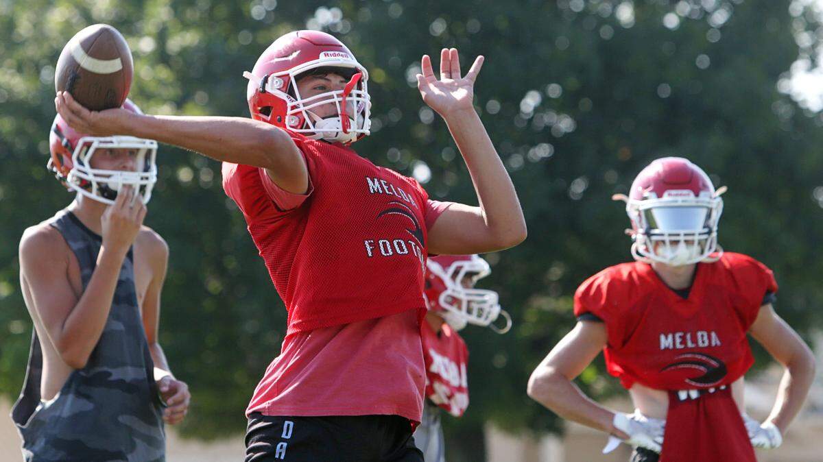 Melba quarterback Cache Beus was voted to the 2A WIC’s all-conference first team by the league’s coaches.