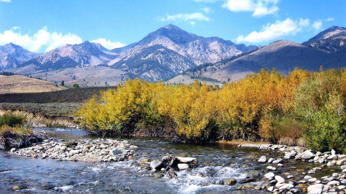 Boulder Peak and the Big Wood River